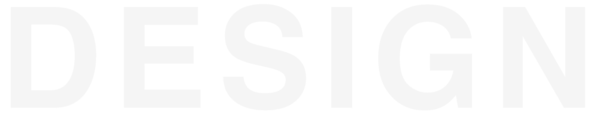 DESIGN 文字