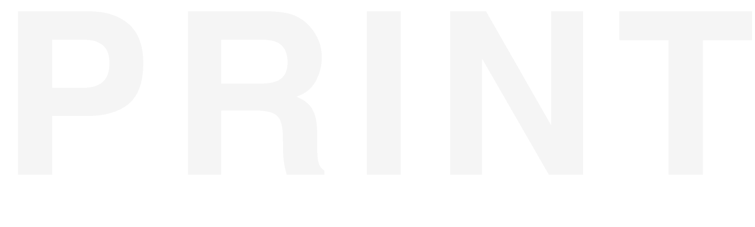 PRINT 文字